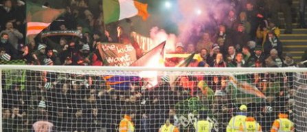 Celtic a suspendat 128 de fani dupa incidentele de la meciul cu Motherwell